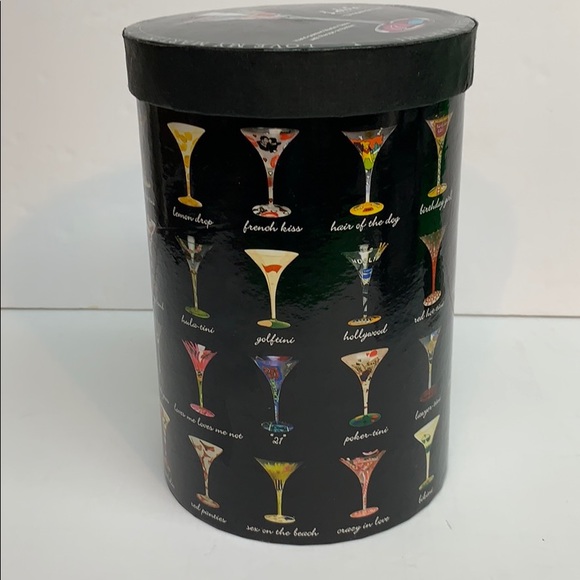 Lolita “Shopaholic Too” Hand-painted Martini Glass - Picture 8 of 10
